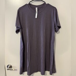 Lululemon Athletica Dark Purple Crew Neck Tee
